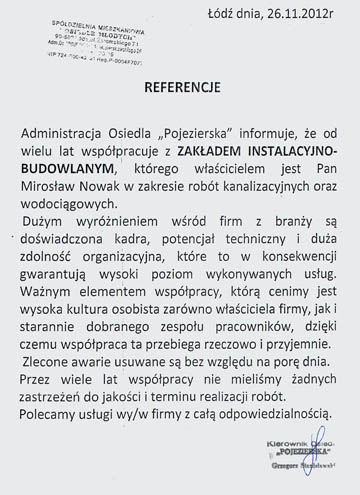Referencje